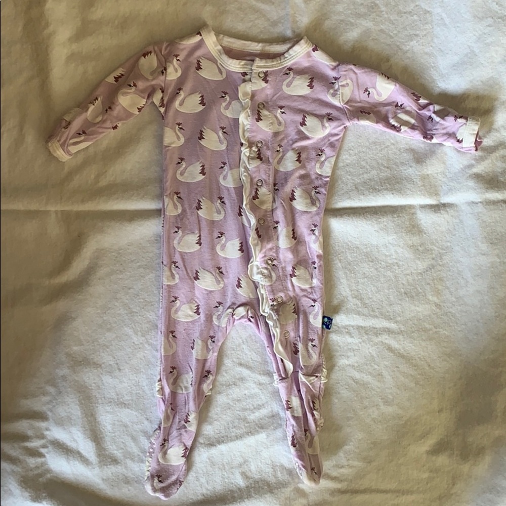 Kickee Pants swan sleeper